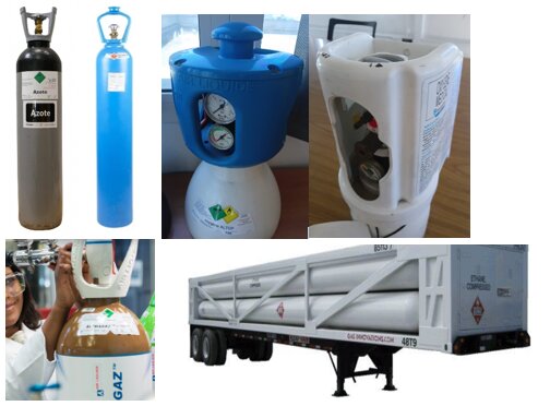 Cylindre de calibration de gaz